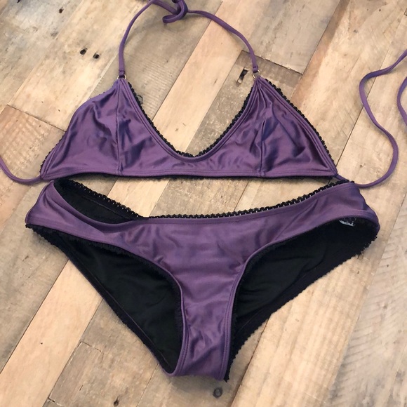 One Teaspoon Other - One teaspoon purple bikini medium
